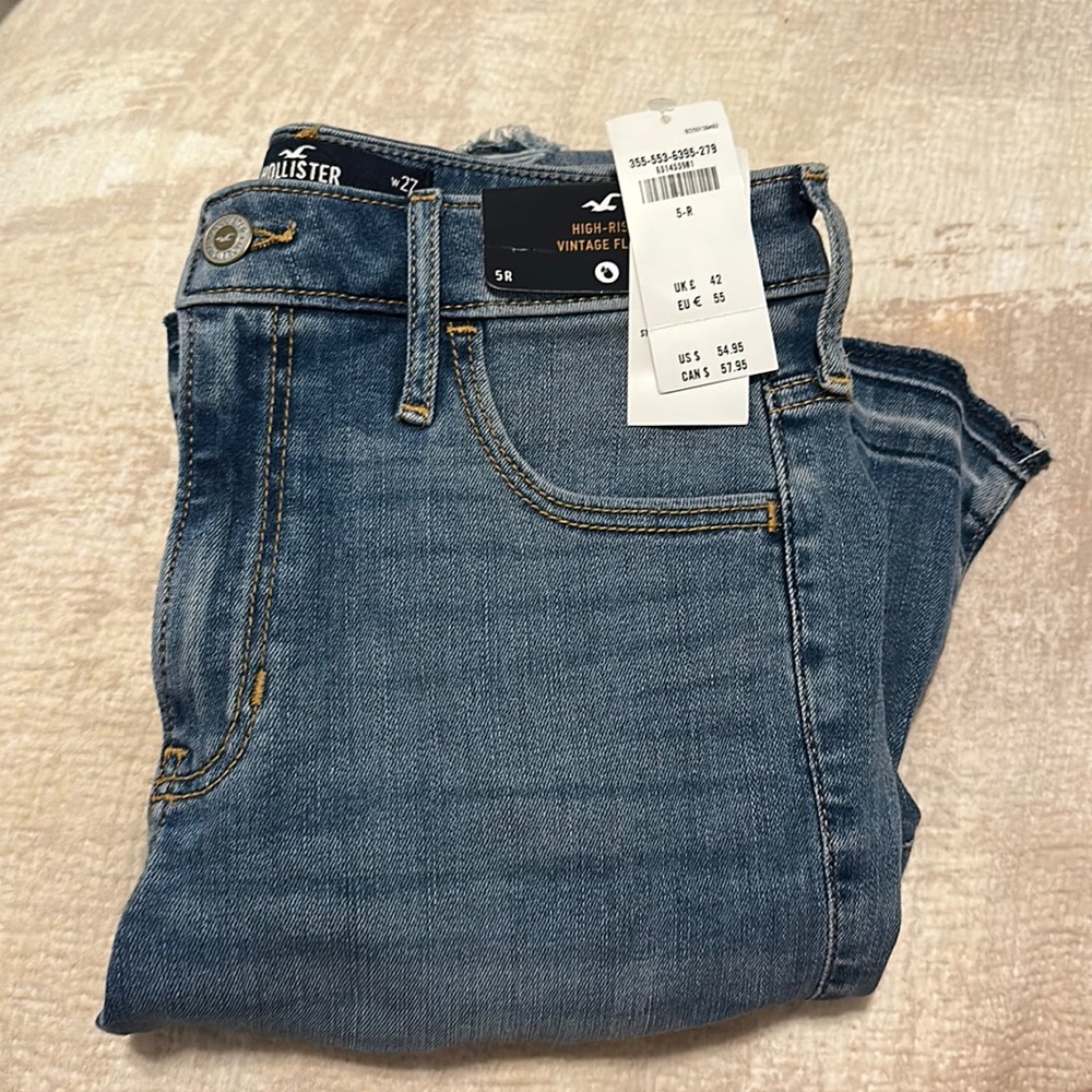 Ripped hollister jeans new
